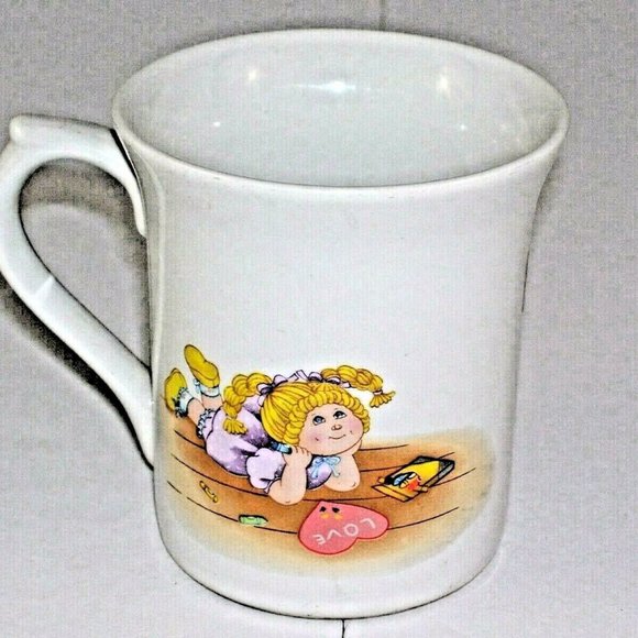 Vintage Cabbage Patch Kids Ice Cream Soda Coffee Tea Hot Cocoa Mug 1984 cup - Picture 3 of 7